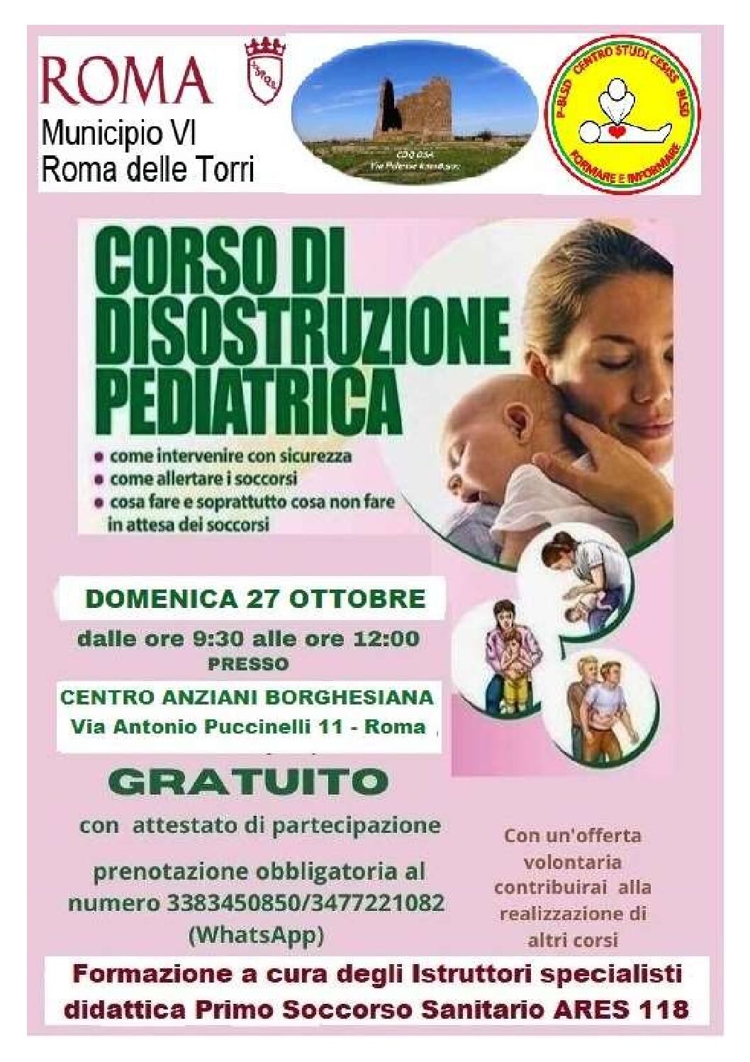 Corso di disostruzione pediatrica