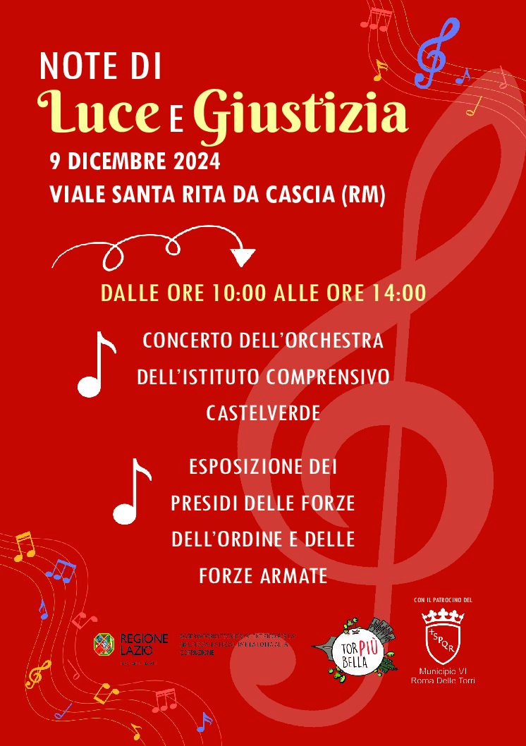 NOTE DI Luce E Giustizia CONCERTO DELL’ORCHESTRA DELL’ISTITUTO COMPRENSIVO.